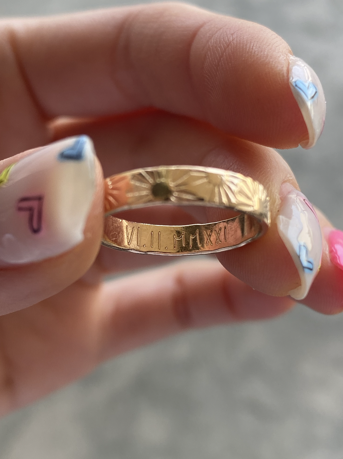 R1319 - Handwriting Ring
