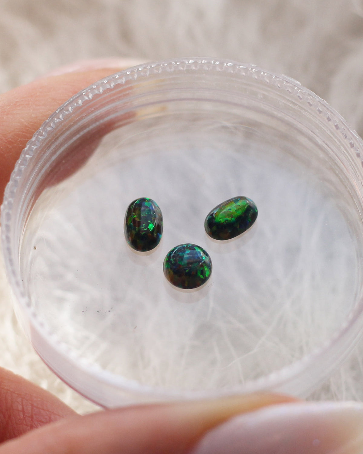 Sample 100 - Set of 3 Lab Kyocera Opal