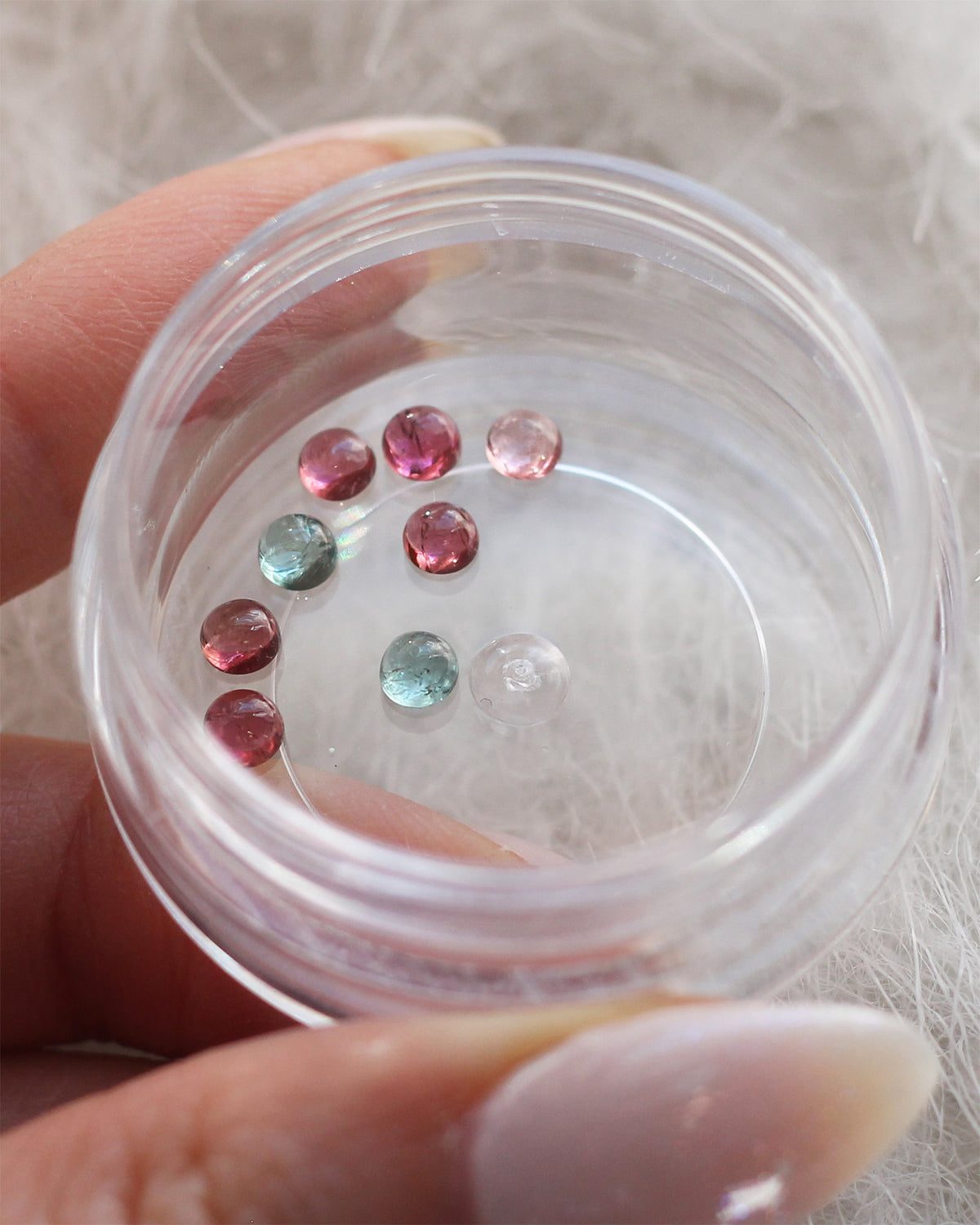Sample 101 - Set of 8 Tourmaline 3.5mm