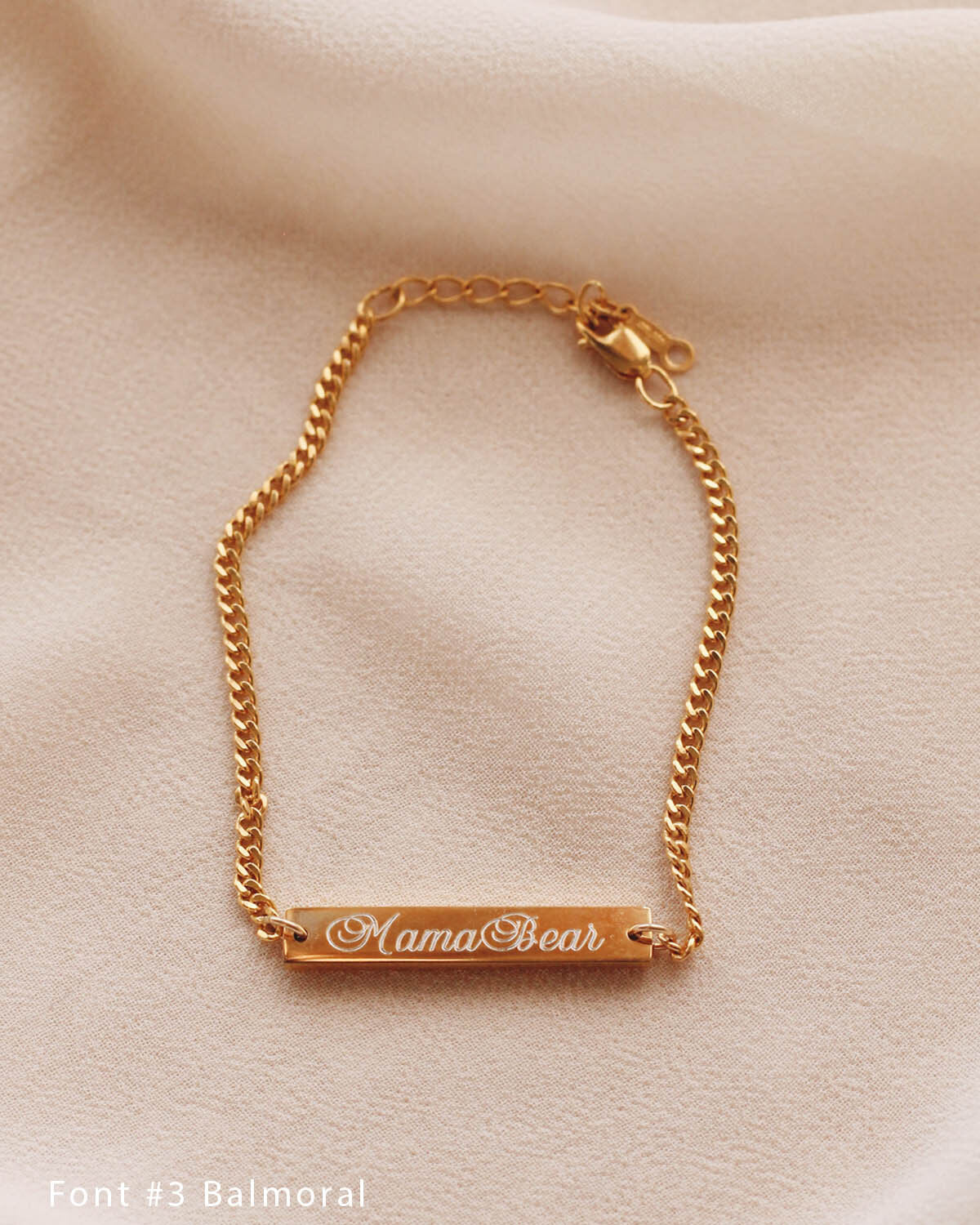 Engrave B1027 - Gold Filled/Stainless Steel Bracelet
