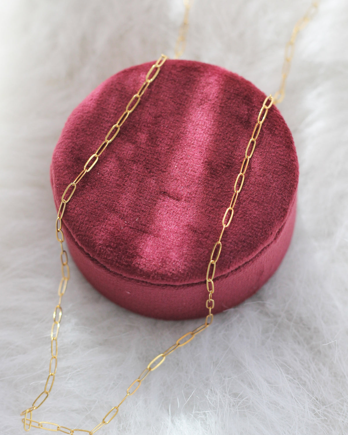 N1359 - Paper Clip Chain Necklace