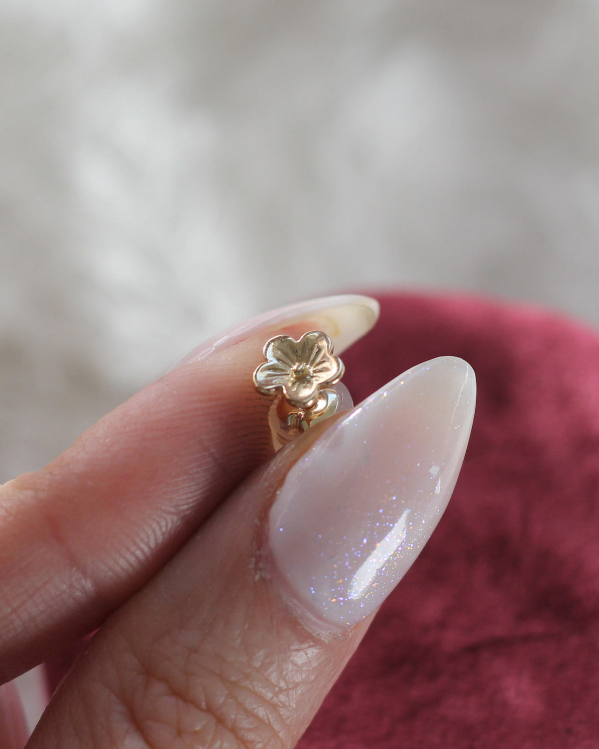 Sample B74 - 14K Solid Gold Single Earring