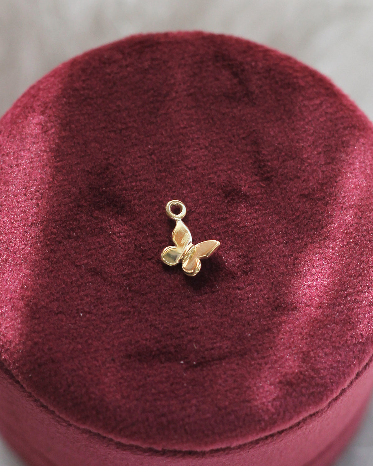 Sample B78 - 14K Solid Gold Butterfly Charm