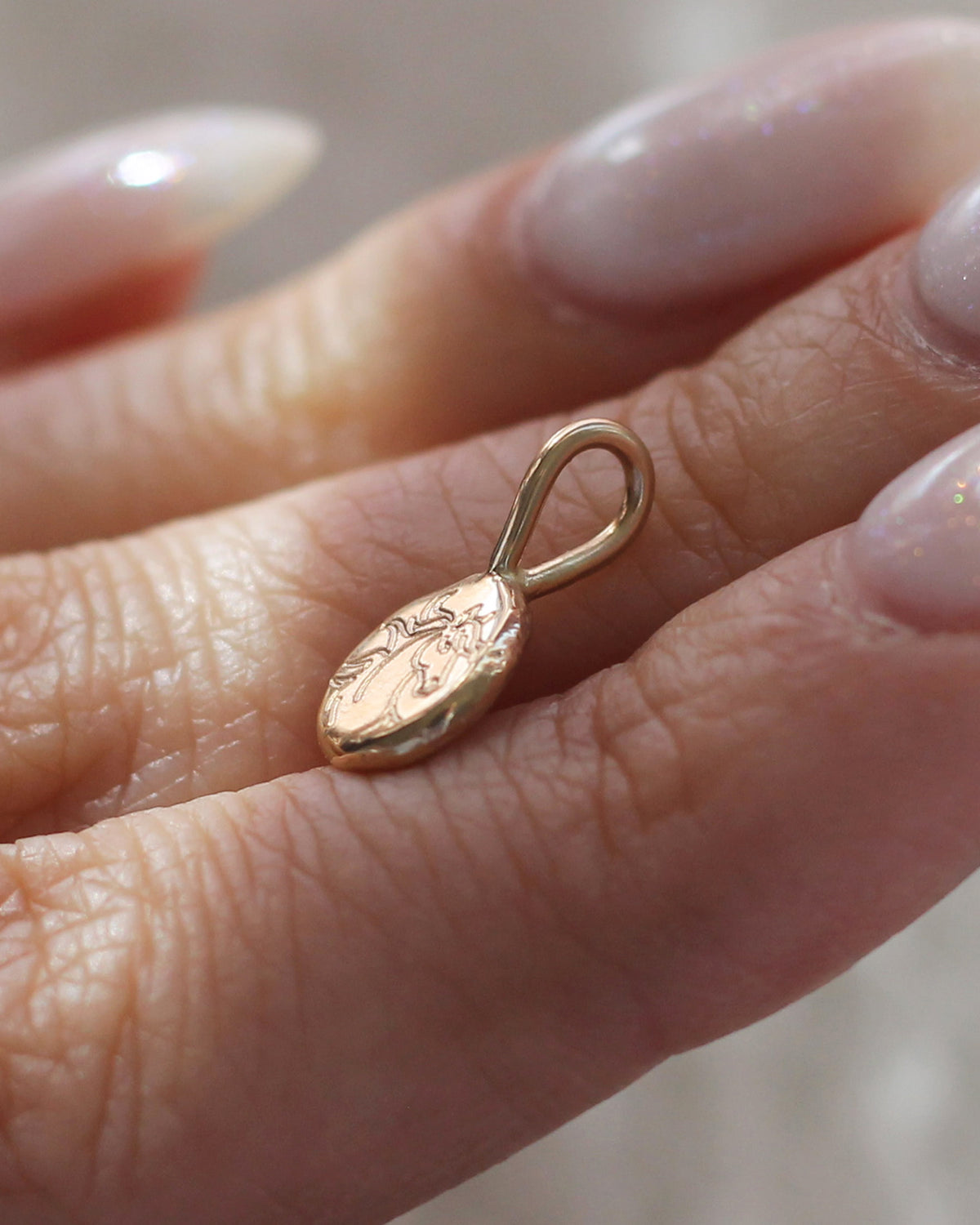 Sample B91 - 14K Solid Gold Fire Horse Charm