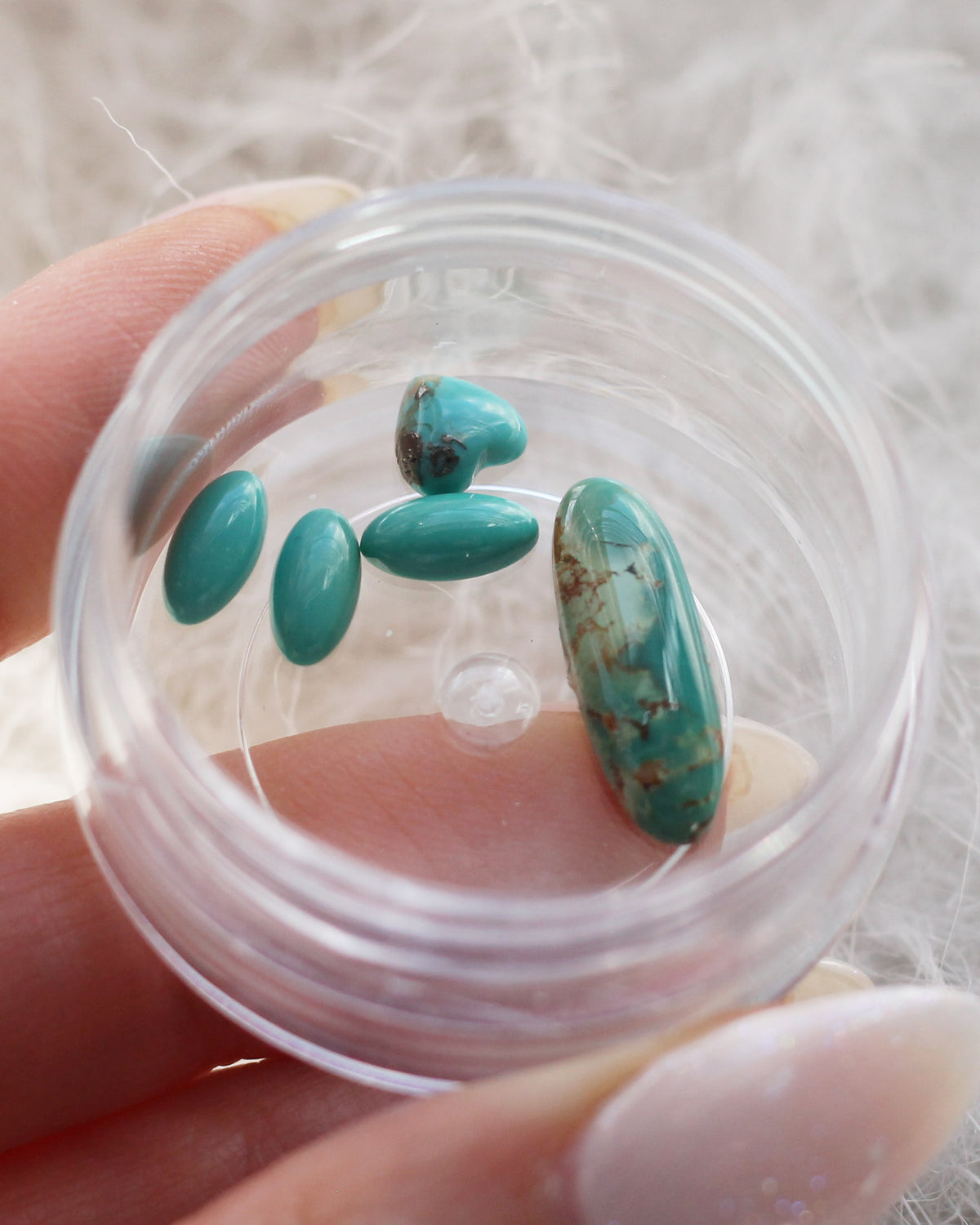 Sample B96 - Set of 5 Turquoise Mix