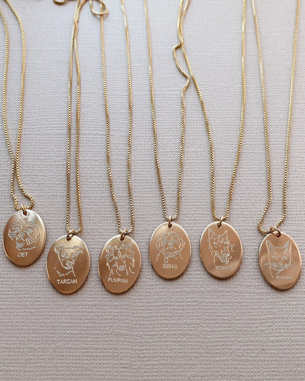 ENGRAVE N1220 - Gold Filled - Fur Baby Pendant