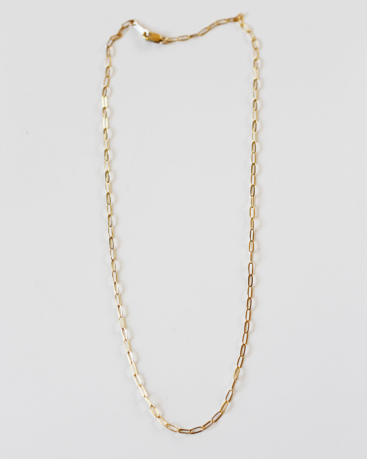 N1359 - Paper Clip Chain Necklace