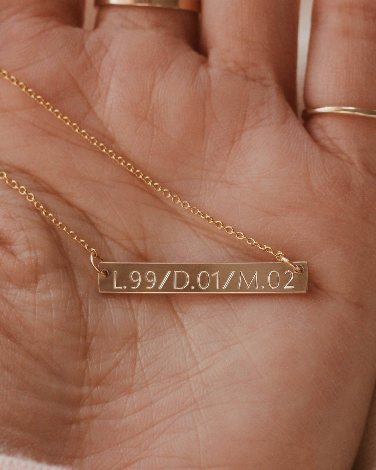 ENGRAVE N1226 - Gold Filled