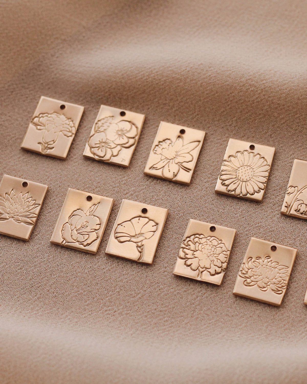 N1229 - Gold Filled - Multiple Birth Flowers