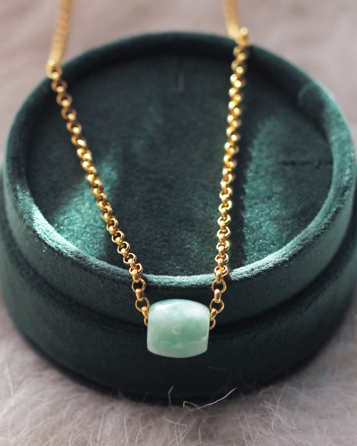 N1362 - Jade Pendant - 16"