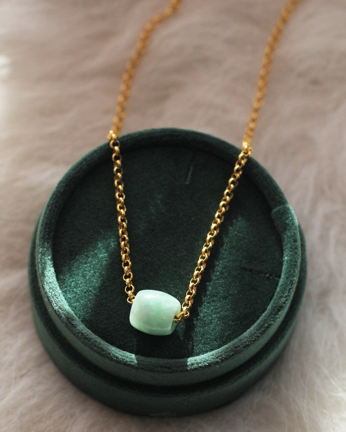 N1362 - Jade Pendant - 16"