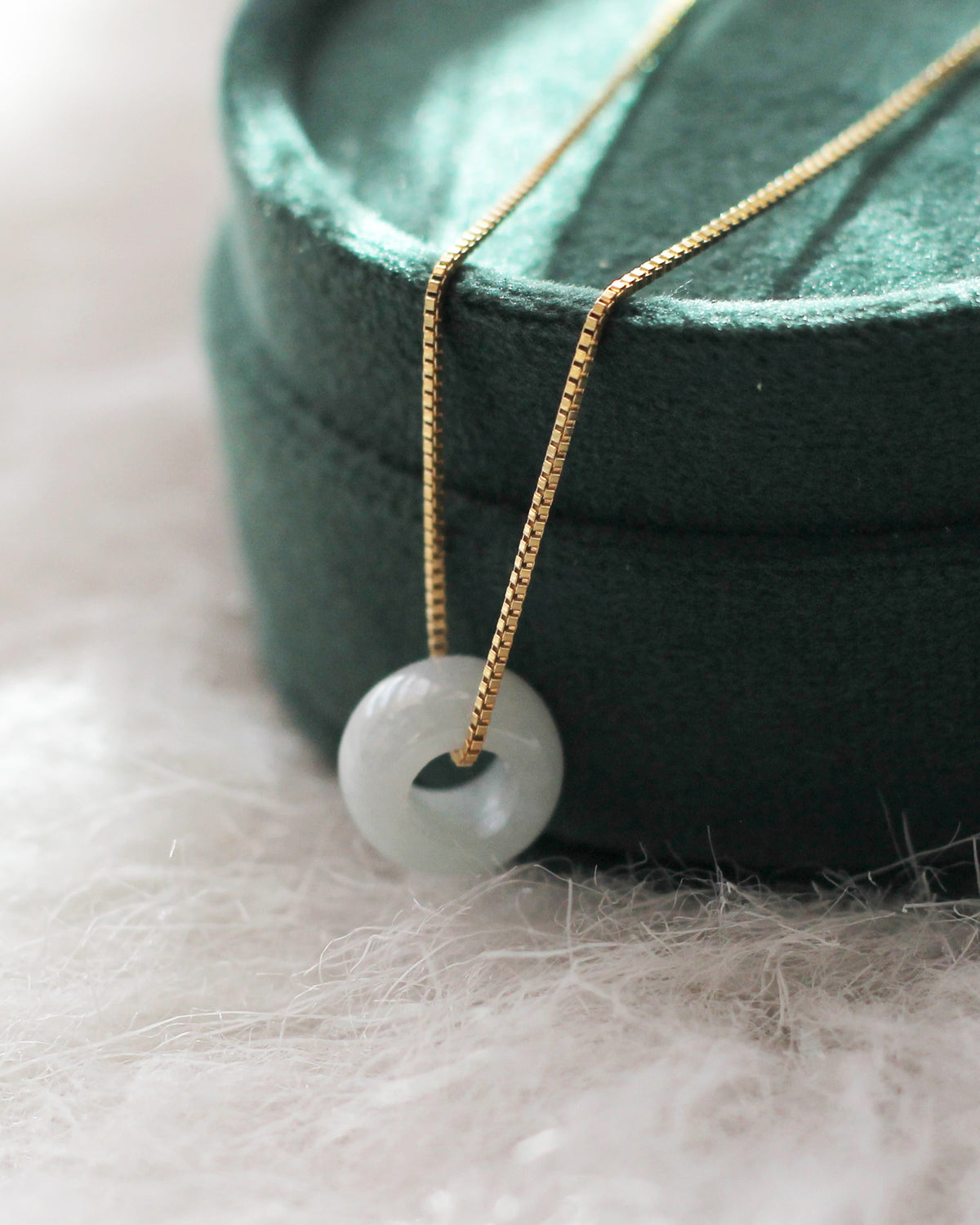 N1363 - Jade Pendant - 18"