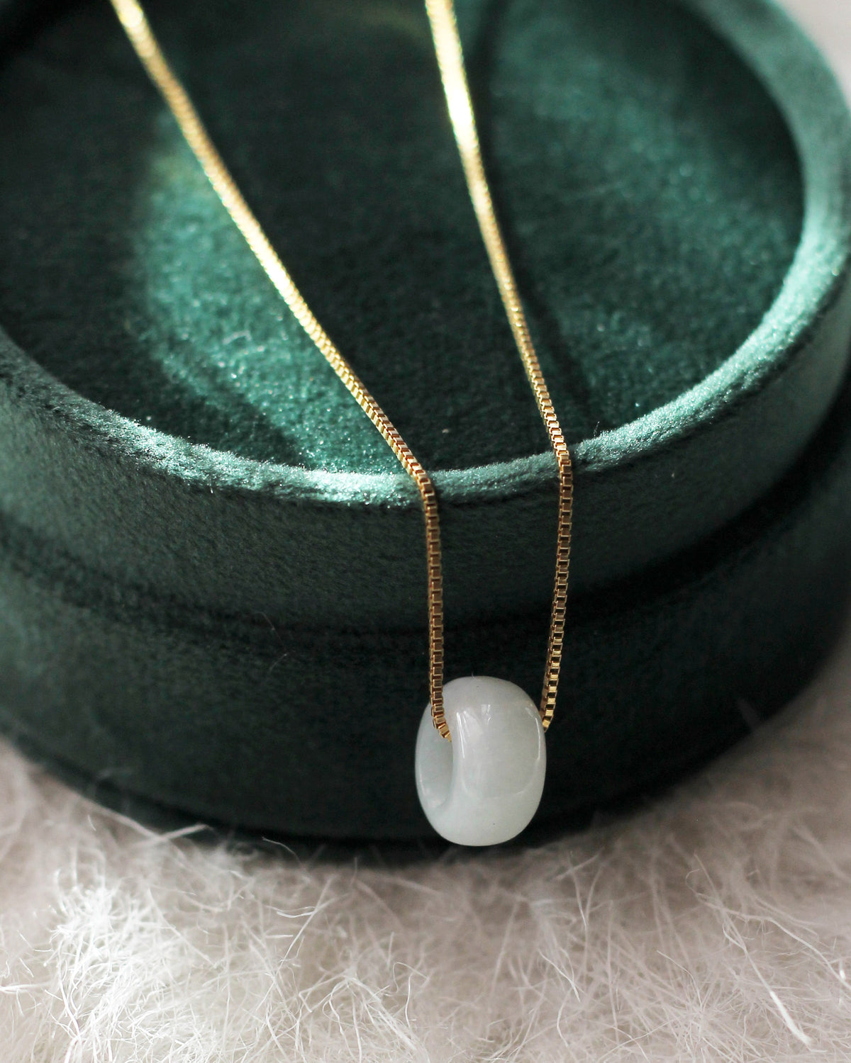 N1363 - Jade Pendant - 18"