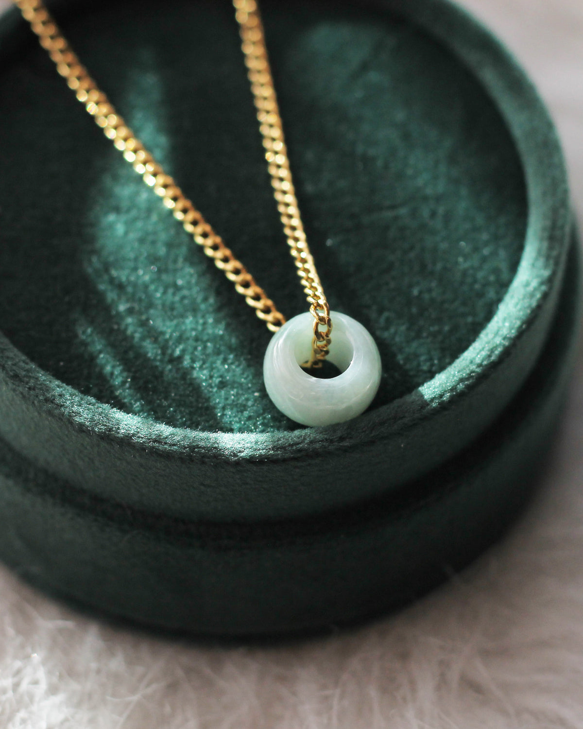N1364 - Jade Pendant - 20"