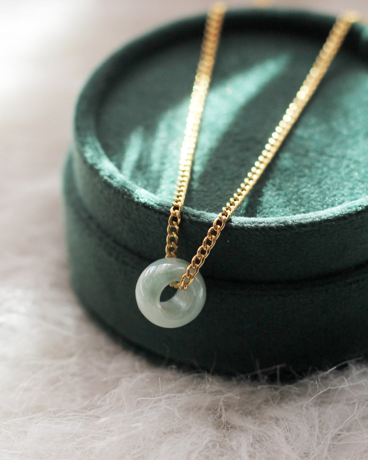 N1364 - Jade Pendant - 20"