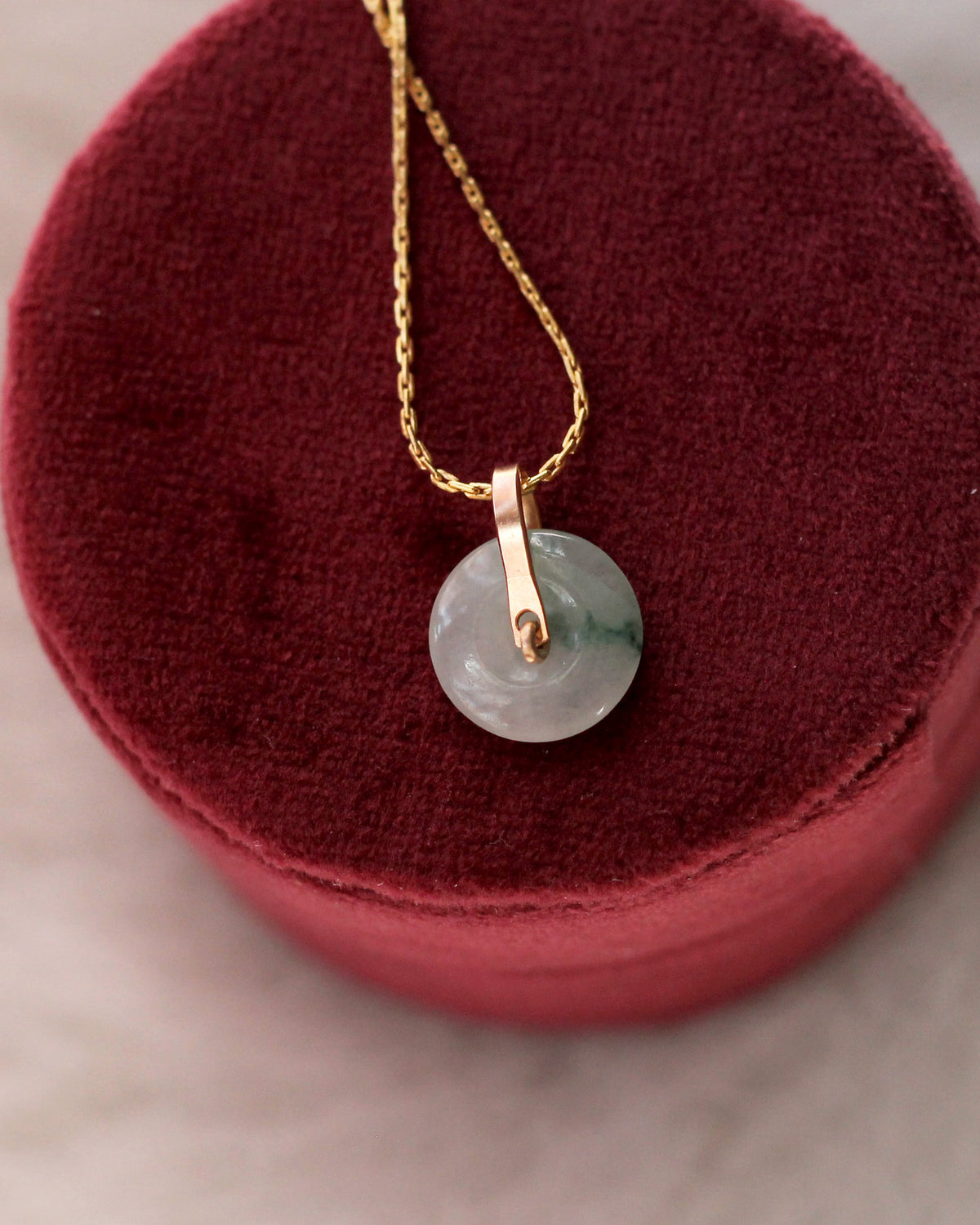 N1374 - Jadeite Pendant - 18"