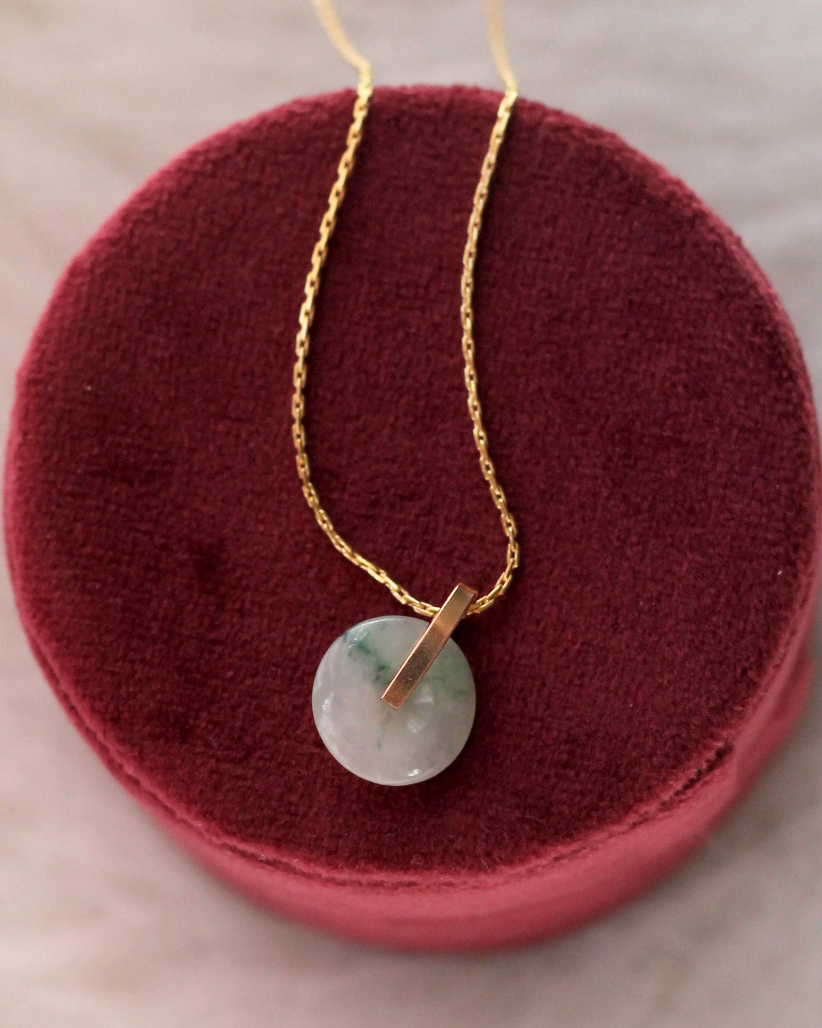 N1374 - Jadeite Pendant - 18"
