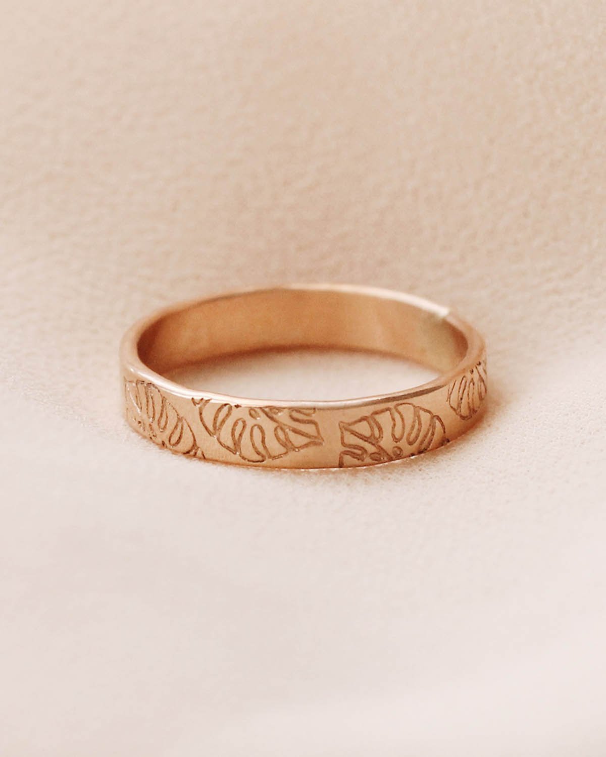 monstera ring R1330 Monstera Ring 14K Gold Filled / 9.5