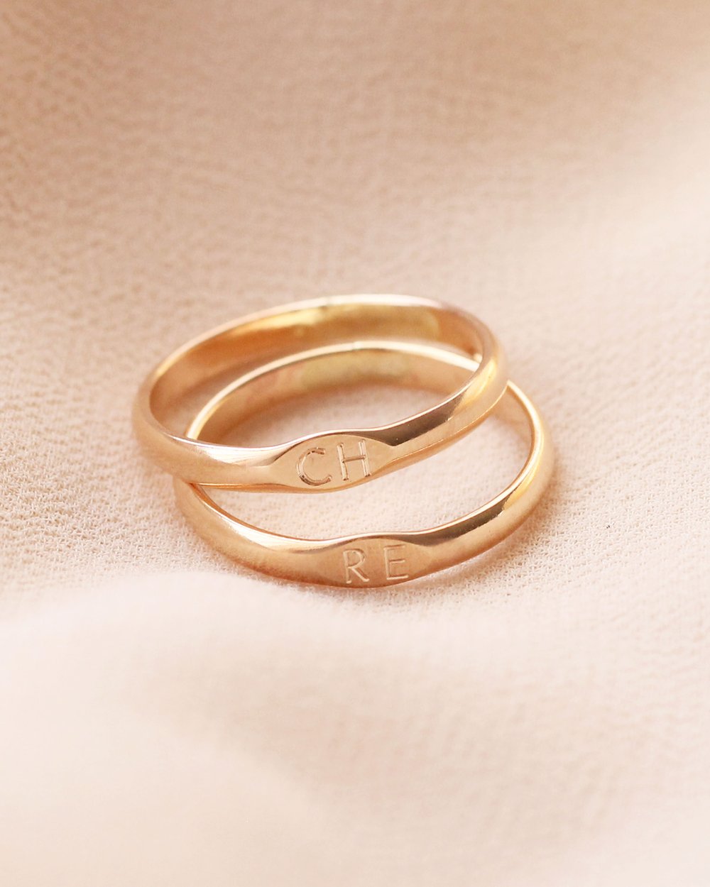 ENGRAVE R1306 - 14K SOLID GOLD