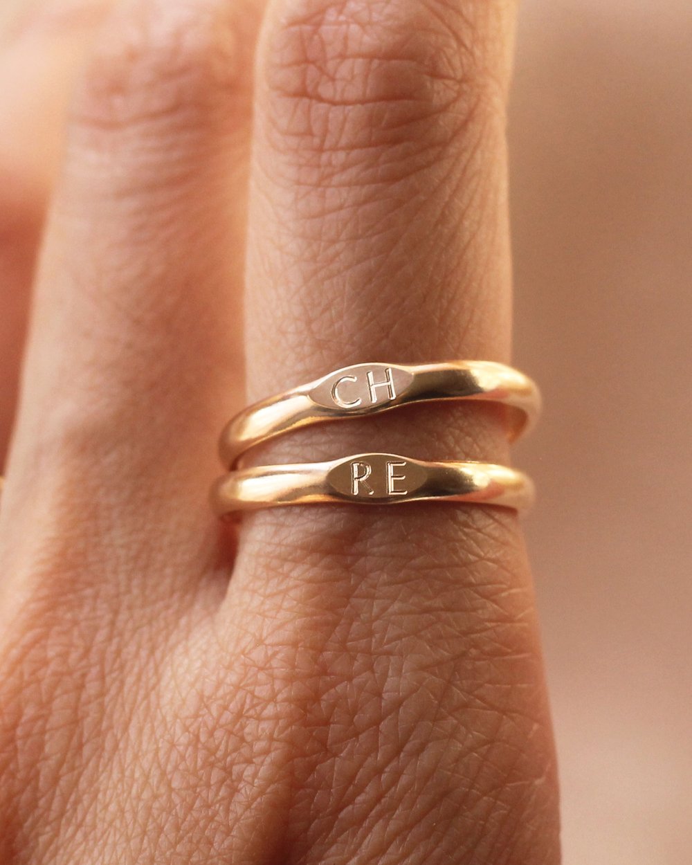ENGRAVE R1306 - 14K SOLID GOLD