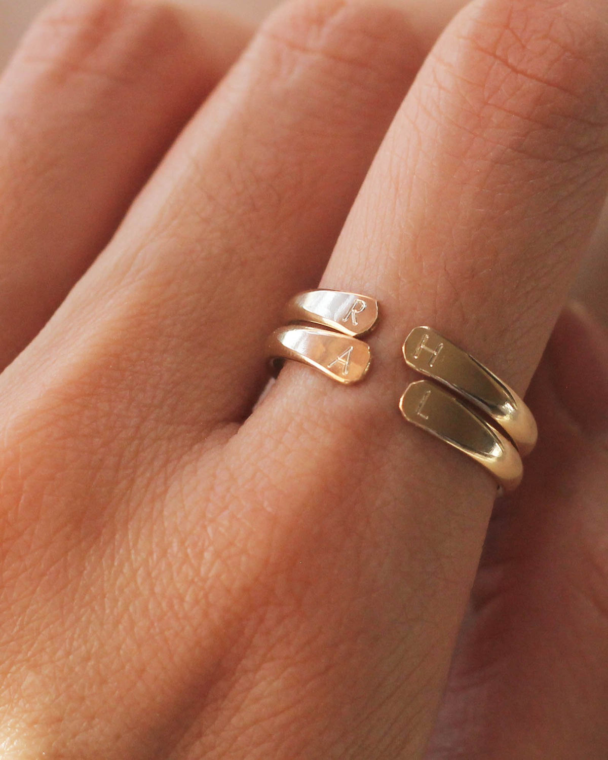 R1394 - Initials Ring