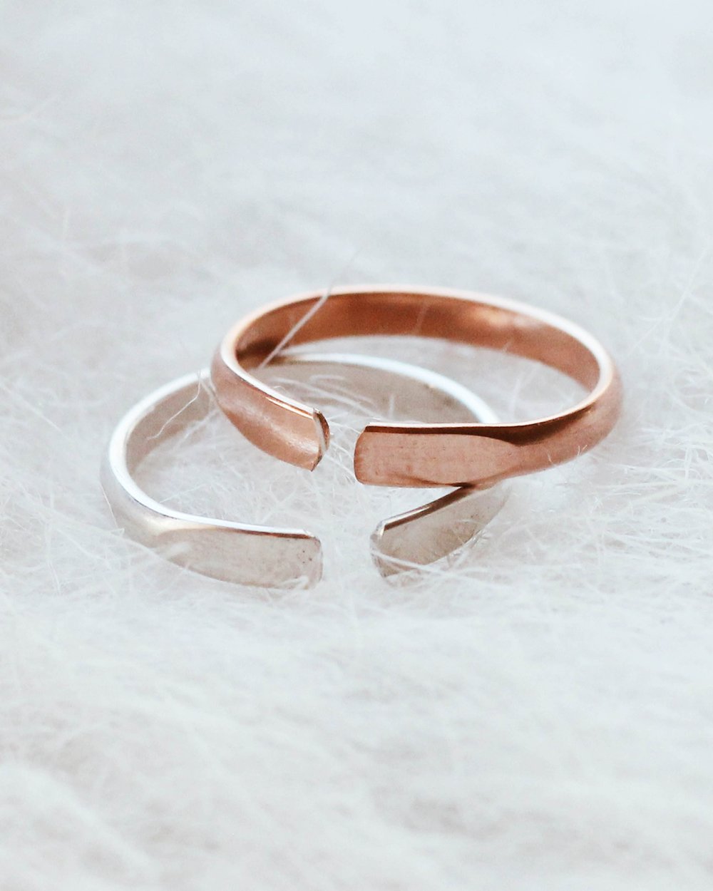 R1394 - Initials Ring - 14K SOLID GOLD