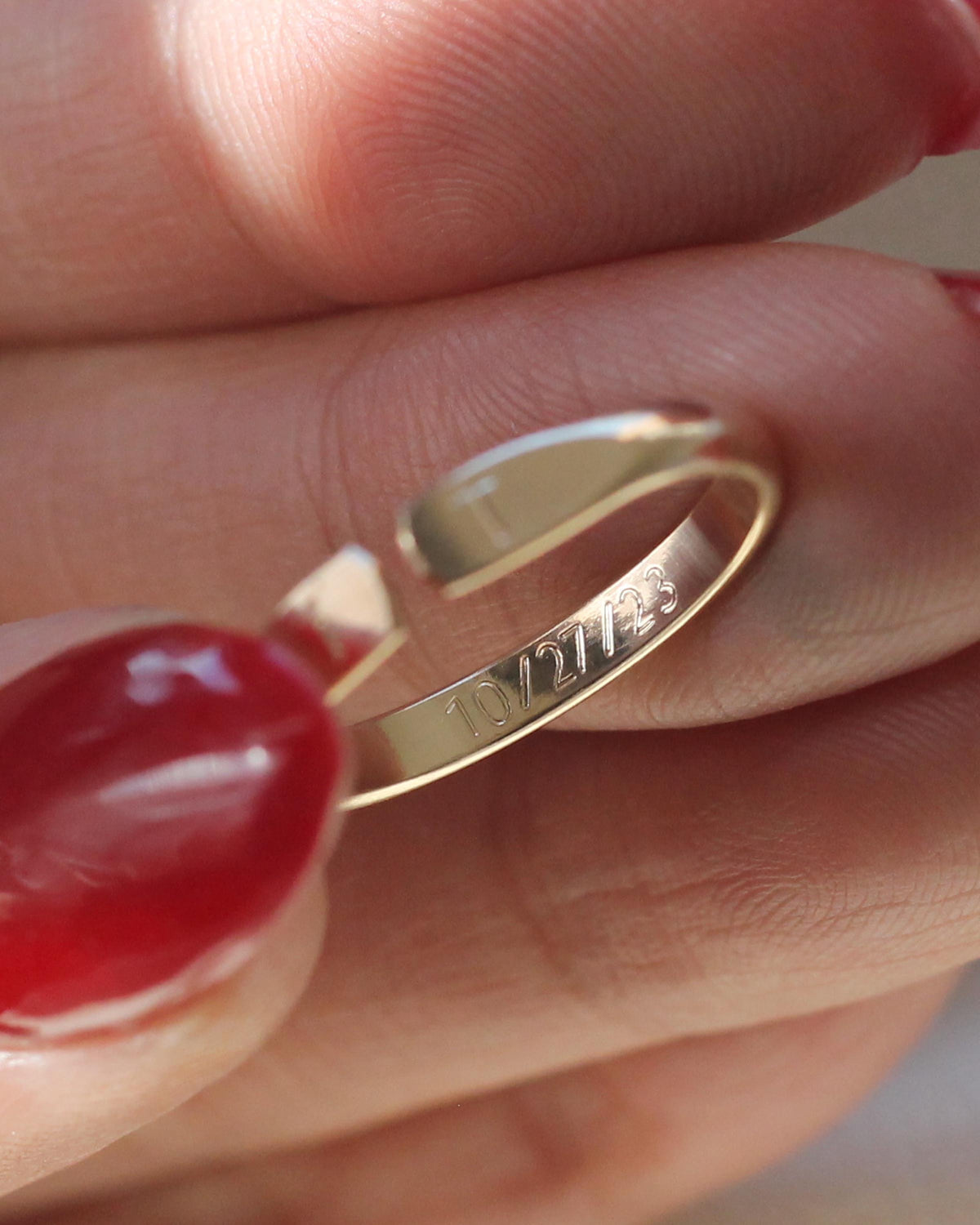 R1394 - Initials Ring