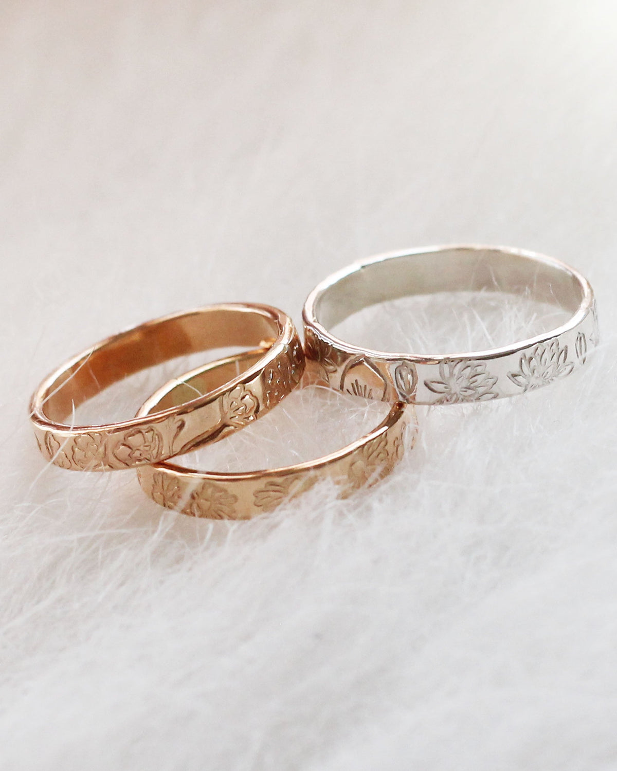 R1404 - Mini Birth Flower Ring