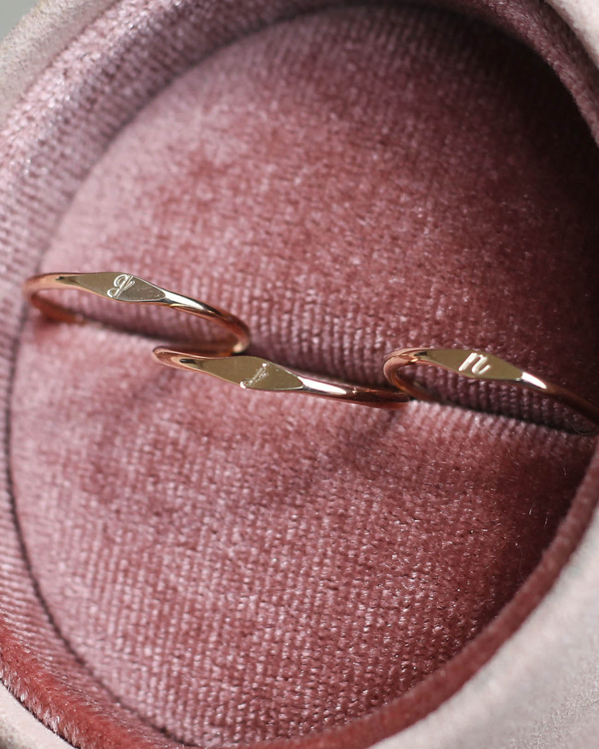 R1441 - Marquise Initial Ring