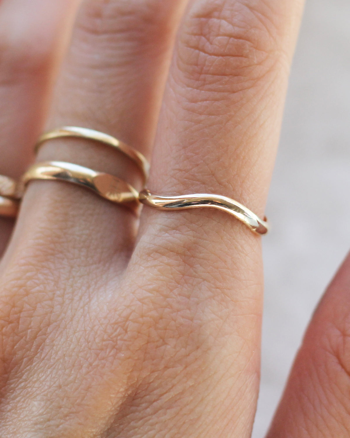 R1442 - Organic Wave Ring