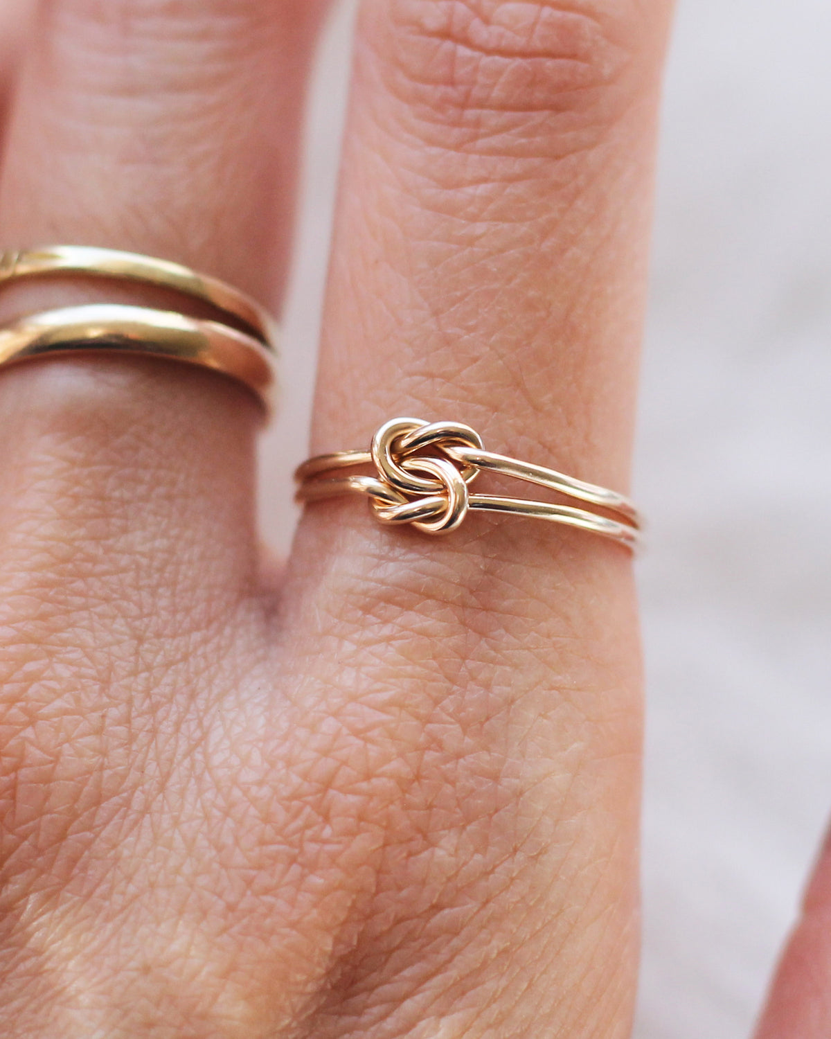 R1444 - Love Knot Ring
