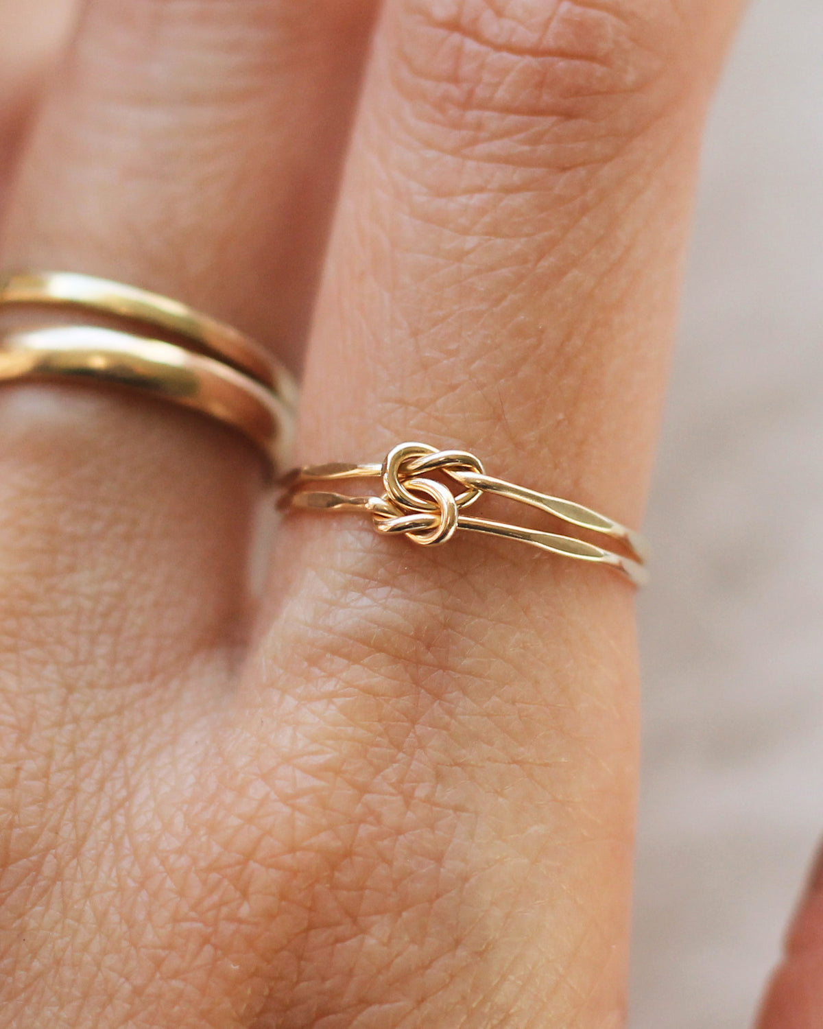 R1445 - Love Knot Ring