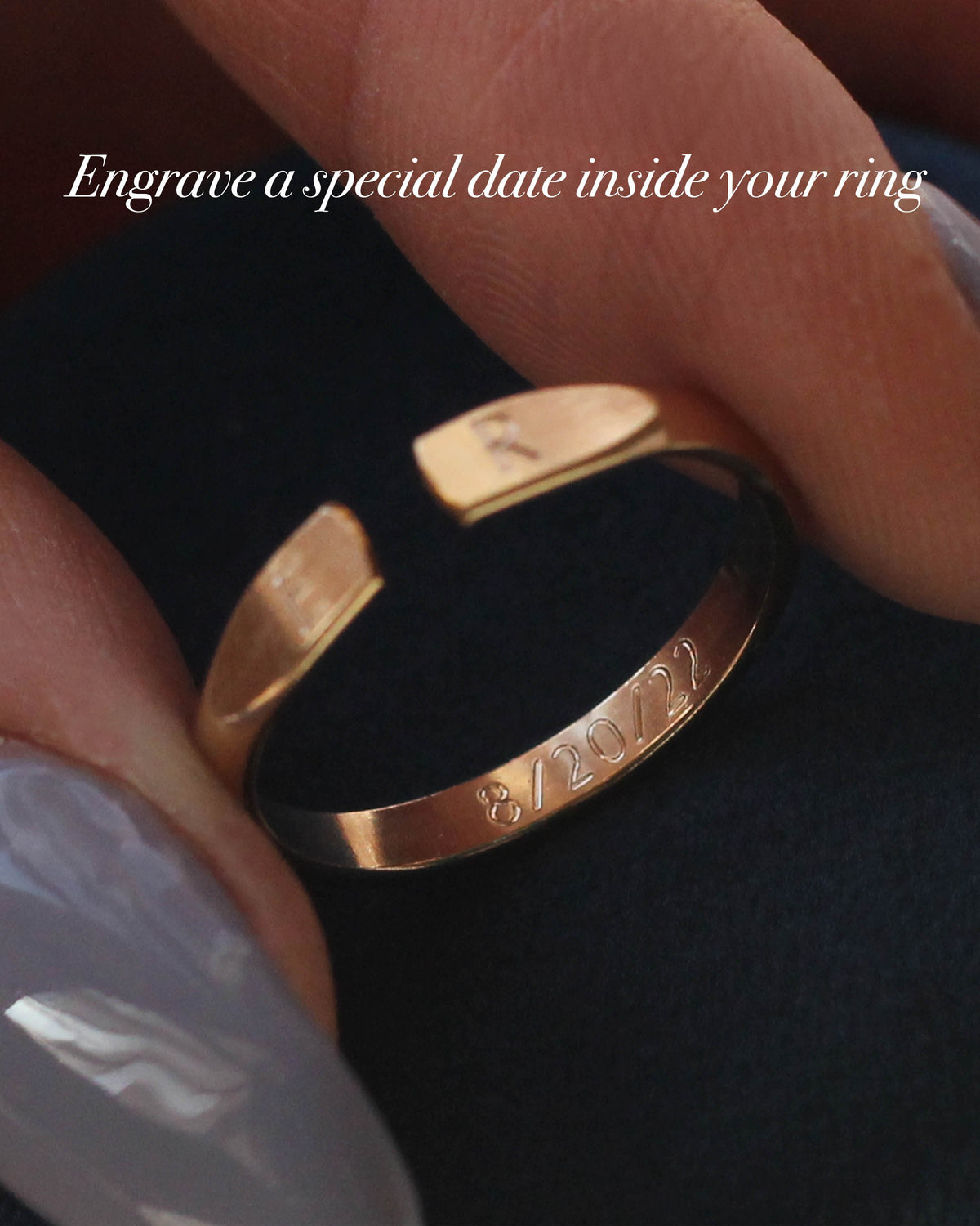 R1394 - Initials Ring